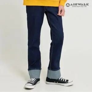 [보리보리/에어워크 주니어]댄디 일자핏 롤업 진청바지