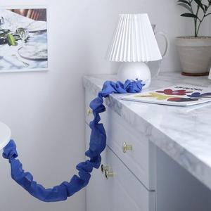 [까사베르데]논논 패브릭 코드 선염면 전선 전기선 가리개 멀티탭 콘센트 커버 usb충전기 (5color/3size)