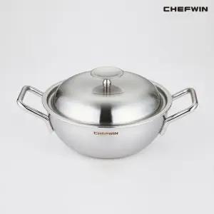 쉐프윈 316커퍼코어 통5중 22cm 양수웍