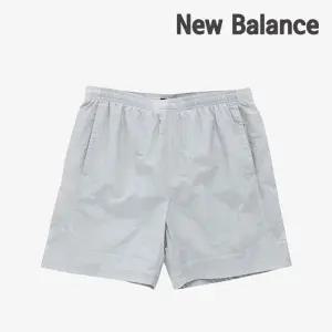 [뉴발란스] UNI 경량 우븐 숏츠 4.5부 / NBNVC22003-16 라이트그레이 / 남여공용 캠