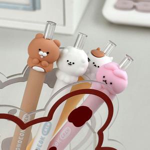 일정문구 순덕이크루만년연필 깎지않는 오래쓰는 무한 연필 필기 특수 펜 문구 피규어