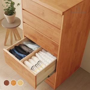 [홈인홈]더편한 원목 무빙칸칸이 서랍장 600-5단_G23