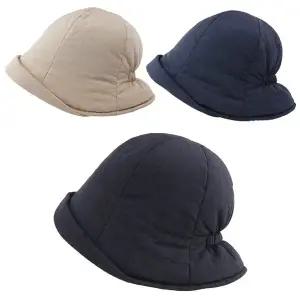 [navid1]패딩 벙거지 3color 여성 엄마 따뜻한 겨울 방한 챙모자/OM-B28039