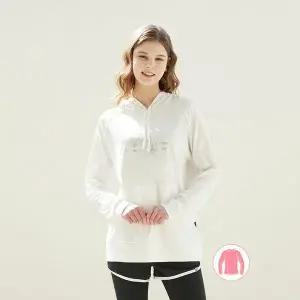 [하프클럽/베이직 엘르]베이직엘르 여성인 로고 후드 래쉬가드 상의 BEL-V217H