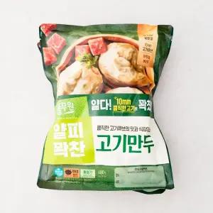 풀무원 얇은피 꽉찬속 고기만두 400g*2