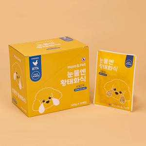 맘앤펫 실온보관 강아지 노견 눈물 보양 반려견자연식 눈물엔 황태 화식사료 100g