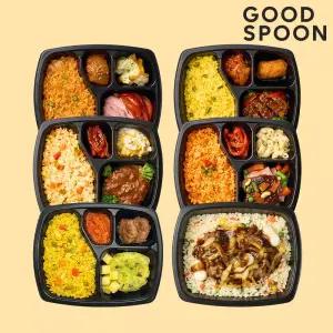 양많은 한식 도시락 6종 6팩 점보 떡갈비 스테이크 한끼 요리 직장인 혼밥 메뉴 냉동 배달