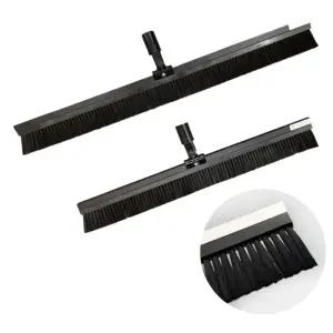 라이노 대형 갈퀴비 갈퀴 긴 빗자루 각도조절 먼지 바닥 청소 공사 철거 주차장 공장