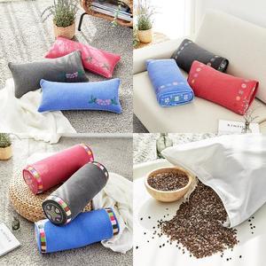 국산 메밀베개 옛날전통 엄마 할머니 건강베개 피그먼트 원형 사각 3종