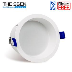 더쎈 LED 다운라이트 에코 케빈 4인치 10W 움푹 슬림테 매입등 플리커프리 특가