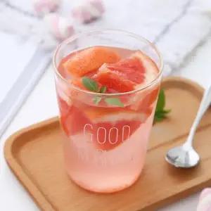 [텐바이텐][로하티] 굿모닝 투명 유리컵 4p 글라스잔 맥주컵 주스컵 쥬스컵