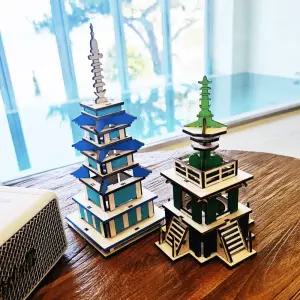 다보탑 석가탑 무드등 만들기 한지공예 전통작품 미술수업 재료 소그룹 활동 창의력 발달 상상력 자극하기