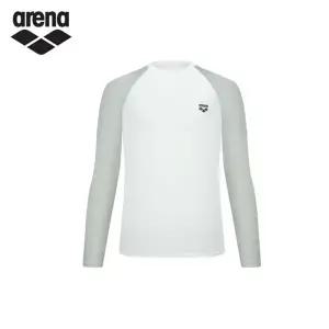 아레나 A4BM1RR46 WHT 선셋 남성 레저 릴렉스핏 래쉬가드