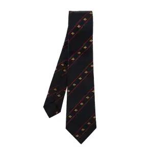 [구찌] 꿀벌 넥타이 451528 4E002 4074 다크네이비