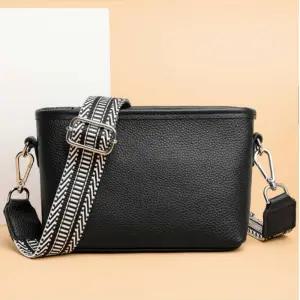 LVPP 소가죽칼라끈 크로스백 여자출근가방 데일리크로스백 여성숄더백