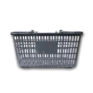 태일 회색 쇼핑 바구니 장바구니 수납 소쿠리/마트/손잡이/다용도/바스켓/장보기/시장/과일/보관/다목적