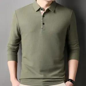 남성 골프 데일리 카라 티셔츠 간절기 카라넥 긴팔티 클래식 6컬러