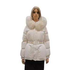 [에고이스트] 레터링 벨티드미들 구스 다운 점퍼 EQ4NZ-562