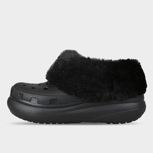[크록스]정품 신상입고퍼에버 크러쉬 클로그 남자 여성 겨울 방한 털신 모카신 208446-001