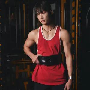 HNF  프리미엄 파워 리프팅 레버 벨트 4인치 가죽 헬스 웨이트 허리보호대