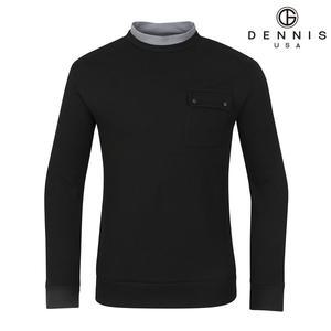 [데니스골프][DENNIS] 남성  반하이넥포켓 티셔츠_NAPWMTH027