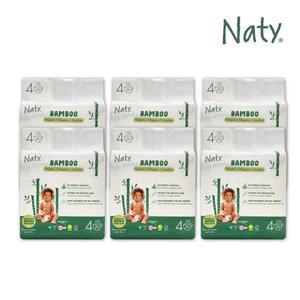 [네띠][Naty] 네띠 밤부 기저귀 밴드형 4단계 144매 (6팩)