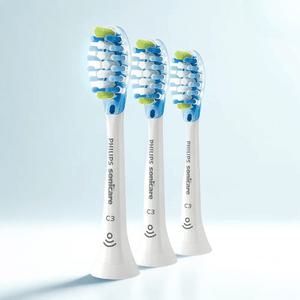 필립스 칫솔 소닉케어 프리미엄 플라그 디펜스 스마트 칫솔모 HX9043/67 3개
