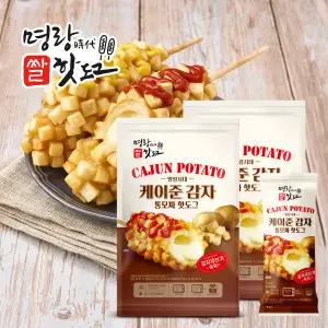 명랑핫도그 케이준 감자 통모짜 핫도그 960g x 2팩 (16개입)