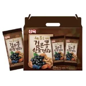 견과류 명절선물 호두 검은콩한줌견과 25gX30봉 한줌견과 선물세트