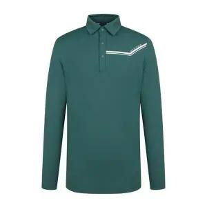 [팬텀][팬텀골프] 남성 라인 포인트 카라 긴팔티셔츠 211E1TO801_GN_GN