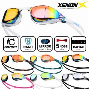 SD7 제논 드라코 미러 수경 나노 안티포그 울트라 레이싱포스