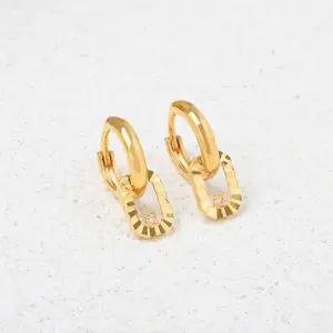 여자 순금 링귀걸이 [루미 엣지 원터치]