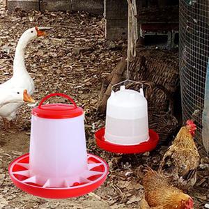닭 모이 반자동 급식기 병아리 모이통 물통 새 급수기 원통형 조류 밥그릇 물그릇 사육장 성조 사료 양계장 메추리