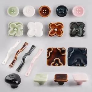 도자기손잡이 수국 소 청동 WFHET99