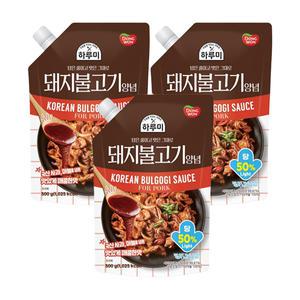 동원 하루미 돼지불고기양념 500g, 3개