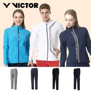 빅터 VT-6062 남성 여성 배드민턴 긴바지 자켓