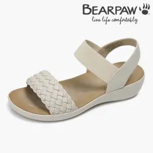 [롯데백화점]베어파우 [여성] HILTON III 힐튼3 BEARPAW 아이보리 3.5CM 스트랩 밴딩 샌들 K2783030-W