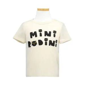 [미니로디니] 2512010611 (Mini Rodini cats sp ss tee) 고양이 캣 아동 반팔티