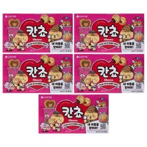 롯데웰푸드 칸쵸 54g x 5개 (내 이름을 찾아라)
