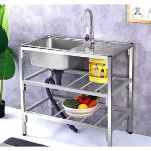 소형싱크대 304 스텐 주방 세면대 간이 발코니 개수대 조리대