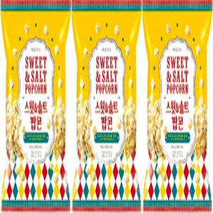 피코크 스윗 솔트팝콘 자이언트 450g, 3개