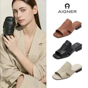 [런칭가 189.000원] 아이그너 글룩 양가죽 뮬