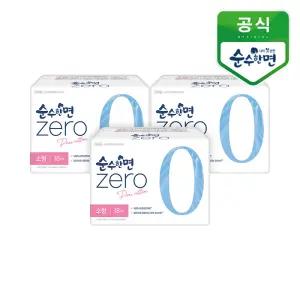 깨끗한나라 생리대 순수한면 제로 소형 18P 3개