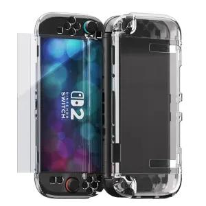 닌텐도 스위치2 케이스 강화유리 스틱 커버 3종 세트 독 호환 개선판