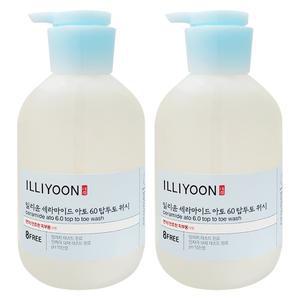 일리윤 세라마이드 아토 6.0 탑투토 워시 바디워시 500ml 2개
