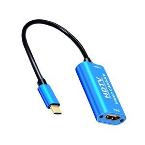 USB 유형 C 3.1-HDMI 호환 비디오 캡처 카드 4K 1080P USB-C HD 비디오 그래버 PC 게임 카메라 녹화 라이브