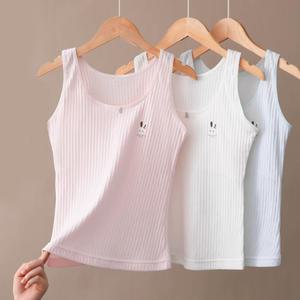 노란리본 토끼 주니어 골지 런닝형 브라(1단계)