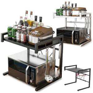 튼튼한 다이 전자렌지 선반 수납장 폭조절 렌지대 2단uvw344