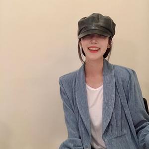 얼굴소멸 빵모자 베레모 뉴스보이캡 팔각모 헌팅모 헌팅캡 여자캡 마도로스 여성 가죽 가죽캡