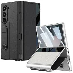 갤럭시Z폴드6 제트 지 카드 펜수납 다이어리 가죽 힌지보호 거치대 핸드폰